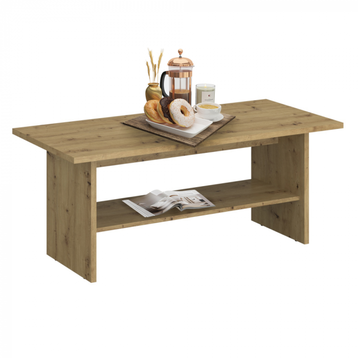 Măsuţă de cafea 120, stejar Artisan, AIRON [4]