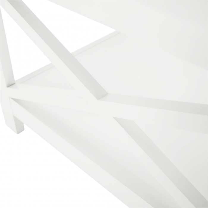 Măsuţă de cafea, albă, EDRIA [4]