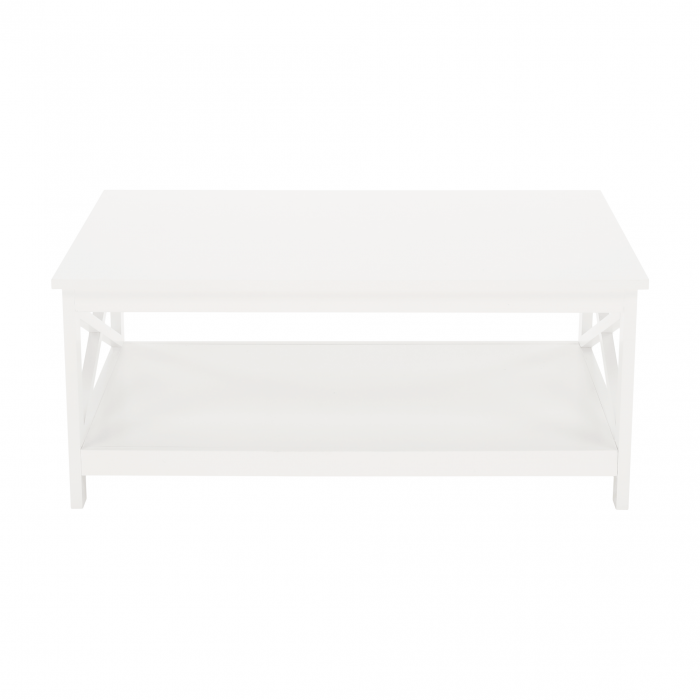 Măsuţă de cafea, albă, EDRIA [7]