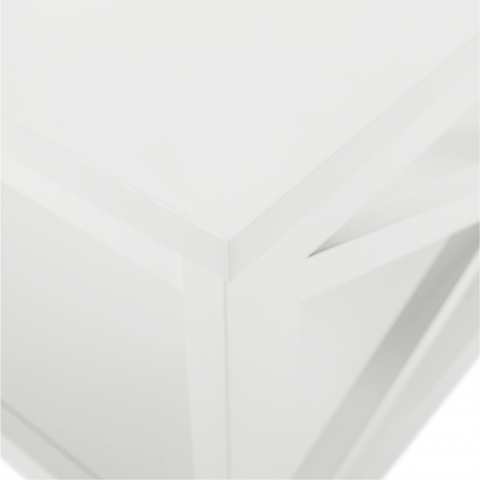 Măsuţă de cafea, albă, EDRIA [5]