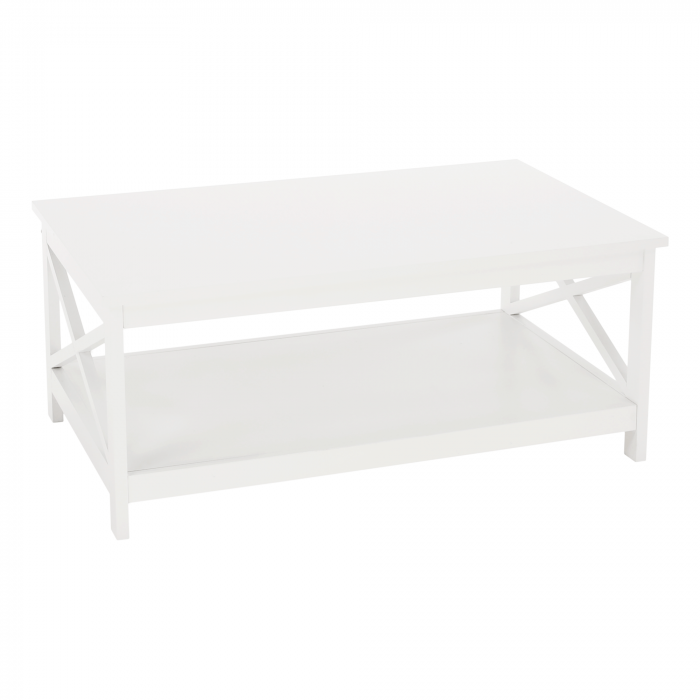 Măsuţă de cafea, albă, EDRIA [1]