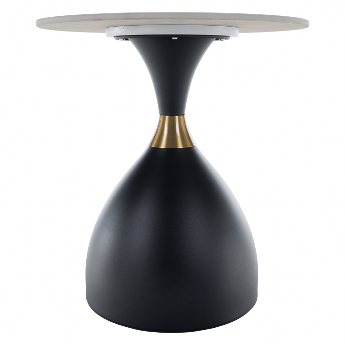 Măsuţă de cafea, marmură albă/negru/aur, ODIS NEW [11]