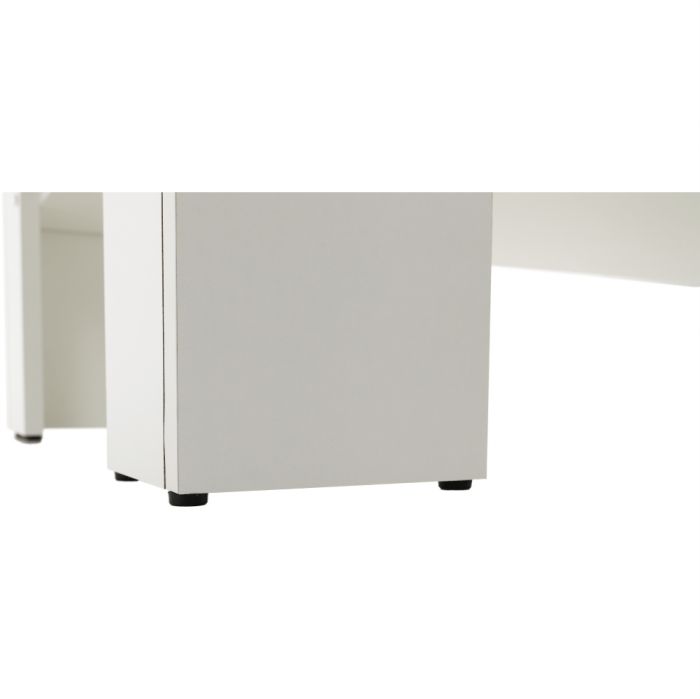 Măsuţă de cafea MZ17, alb / stejar grand, LEON [12]