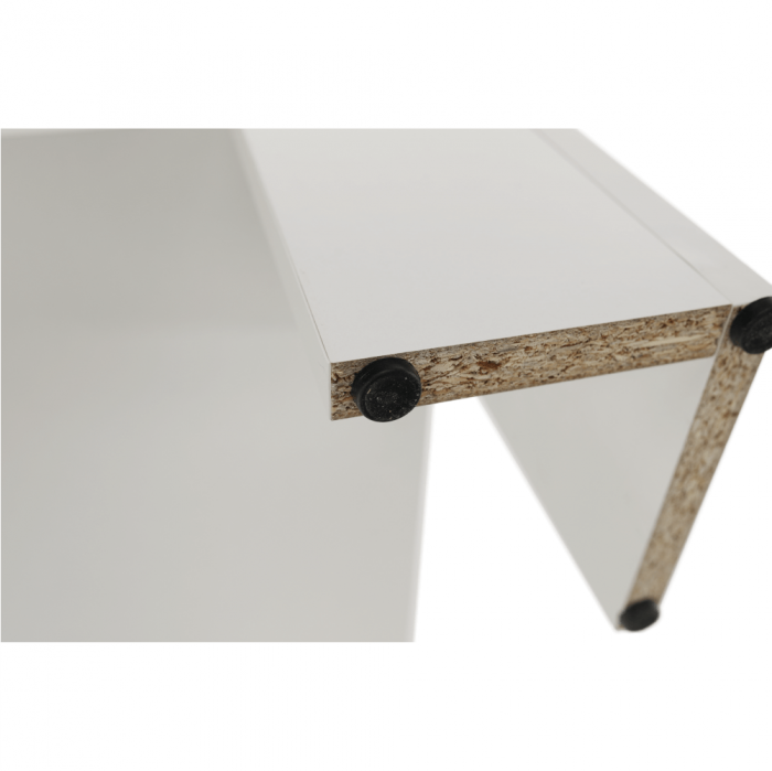 Măsuţă de cafea MZ17, alb / stejar grand, LEON [10]