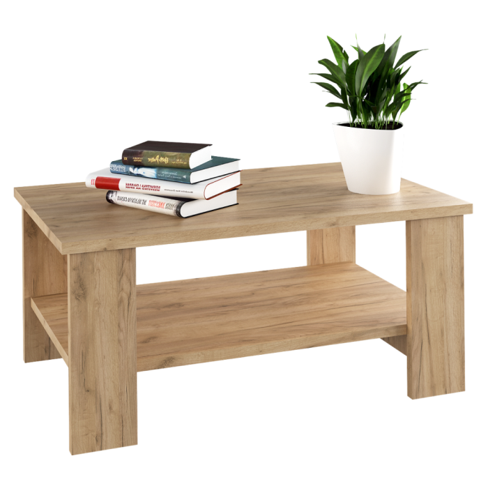 Măsuţa de cafea, stejar artisan, BERNARDO [2]