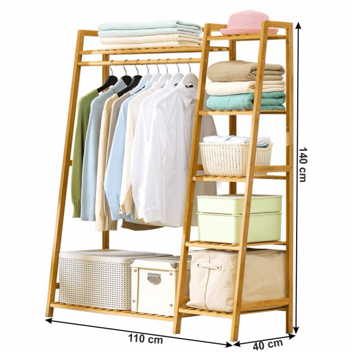 Organizator dulap, natural, VINET [5]