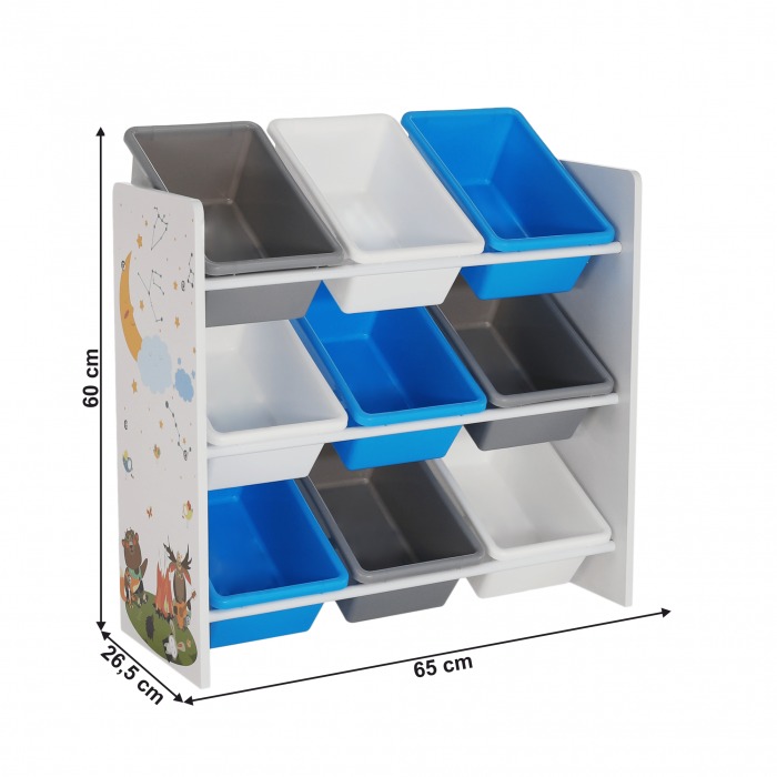 Organizator / raft pentru jucării, multicolor / model, DARLING TIP 3 [5]