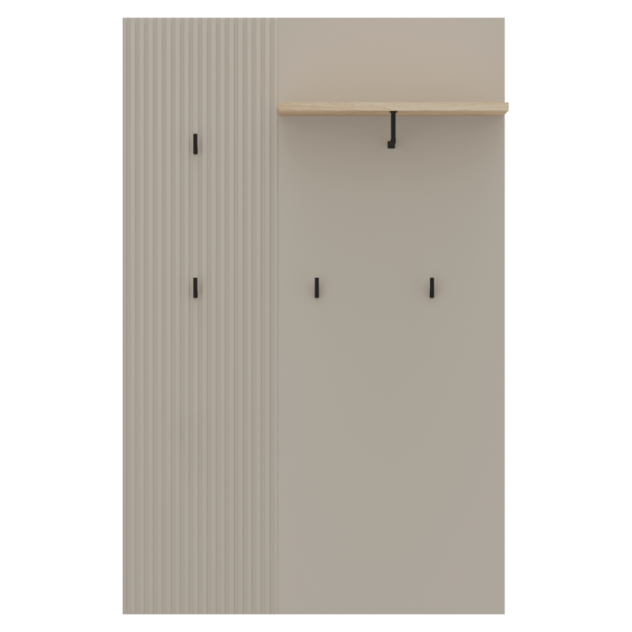 Panou de cuiere 85, gri Taupe/stejar silverjack, DOMCA [2]