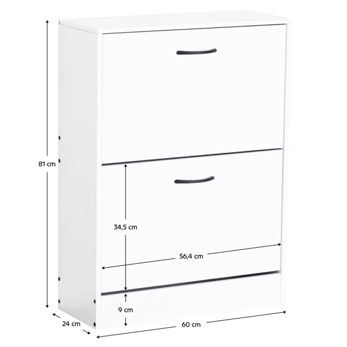 Pantofar, 2 rânduri, alb, BOTNIX [7]