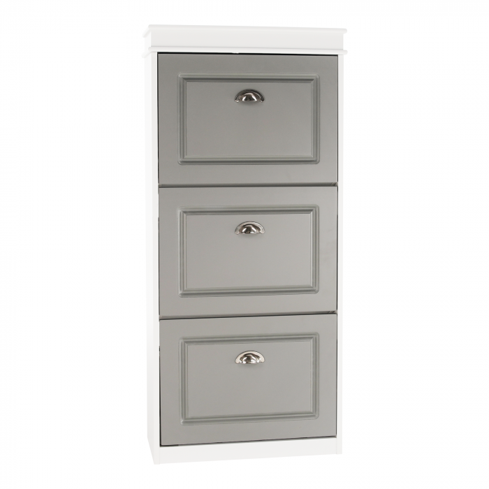 Pantofar, 3 compartimente, gri/alb, SEBER TYP 2 [13]