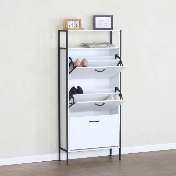 Pantofar, 3 rânduri, alb, TREDIS [4]