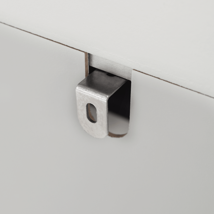 Pantofar, 4 compartimente, alb/gri, SEBER TYP 3 [10]