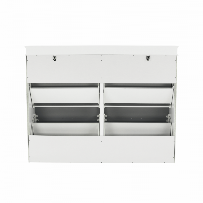 Pantofar, 4 compartimente, gri/alb, SEBER TYP 5 [5]