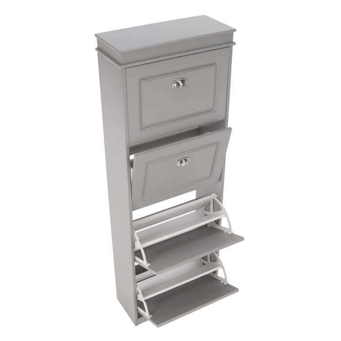 Pantofar, 4 compartimente, gri, SEBER TYP 3 [6]