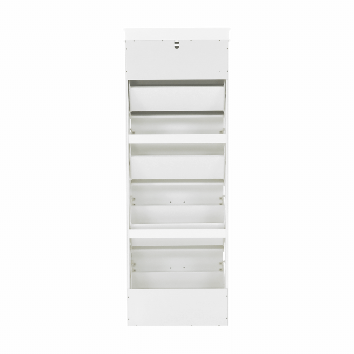 Pantofar din mdf , alb , 4 usi , suporturi duble [9]