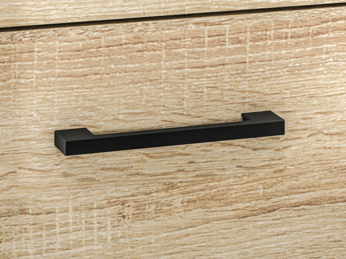 Pantofar hol /dulap pantofi/incaltaminte, 90 cm lungime x 34 cm adancime x 76 cm inaltime, stejar sonoma , cu sertar si 3 usi , 6 rafturi incaltaminte, spatios, usi rabatabile, canturi abs ,Bortis [7]
