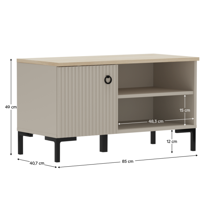 Pantofar, gri-maroniu Taupe/stejar silverjack, DOMCA 1D [4]