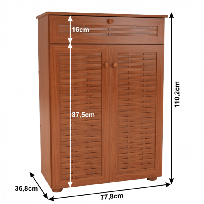 Pantofar, MDF laminat, cireş american, FP 03 [7]