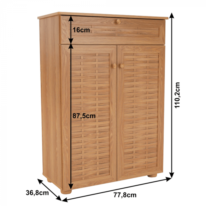 Pantofar, MDF laminat, natural, FP 03 [8]