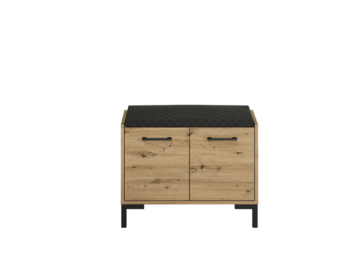 Pantofar stil bancuta , stejar /negru 70 cm lungime [8]