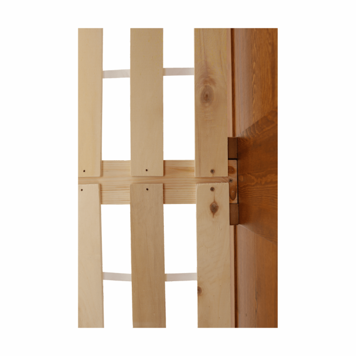 Pat, lemn de pin culoare de stejar, 160x200, PROVO NEW [8]