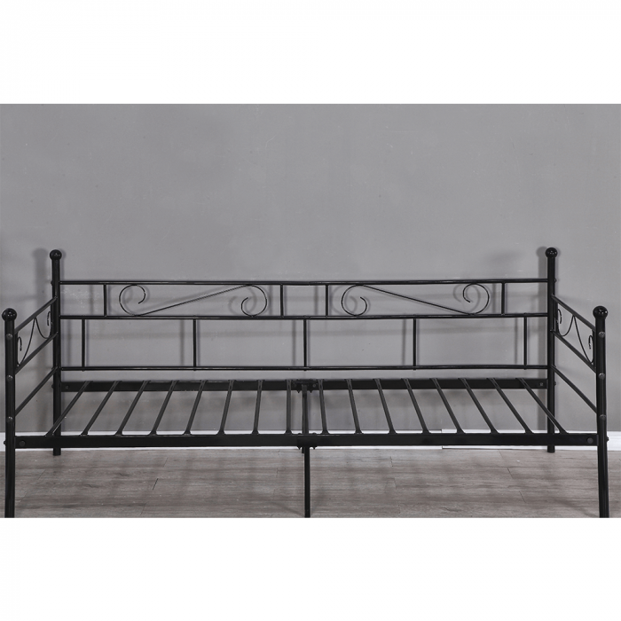 Pat metalic de 1 persoana , 90x200 ,suport saltea inclus [14]