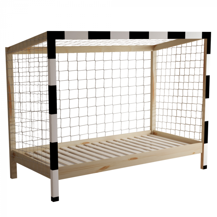 Pat Montessori, natural/alb/negru, 90x200, FUTAL [3]