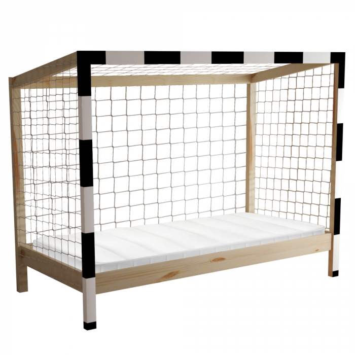 Pat Montessori, natural/alb/negru, 90x200, FUTAL [1]