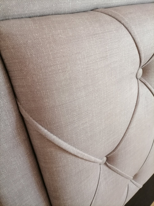 Pat tapitat dormitor ,de lux , pentru saltea 180x200 cm, stofa gri,cu sertare si suport saltea inclus [6]