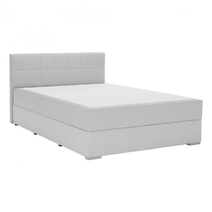 Pat tip BOXSPRING 120x200, gri deschis, FERATA KOMFORT [15]