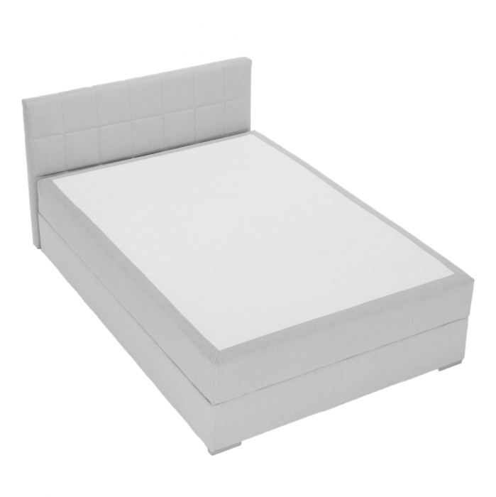 Pat tip BOXSPRING 120x200, gri deschis, FERATA KOMFORT [18]