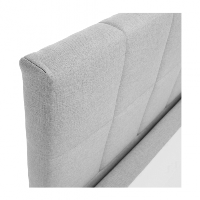 Pat tip BOXSPRING 140x200, gri deschis, FERATA KOMFORT [4]