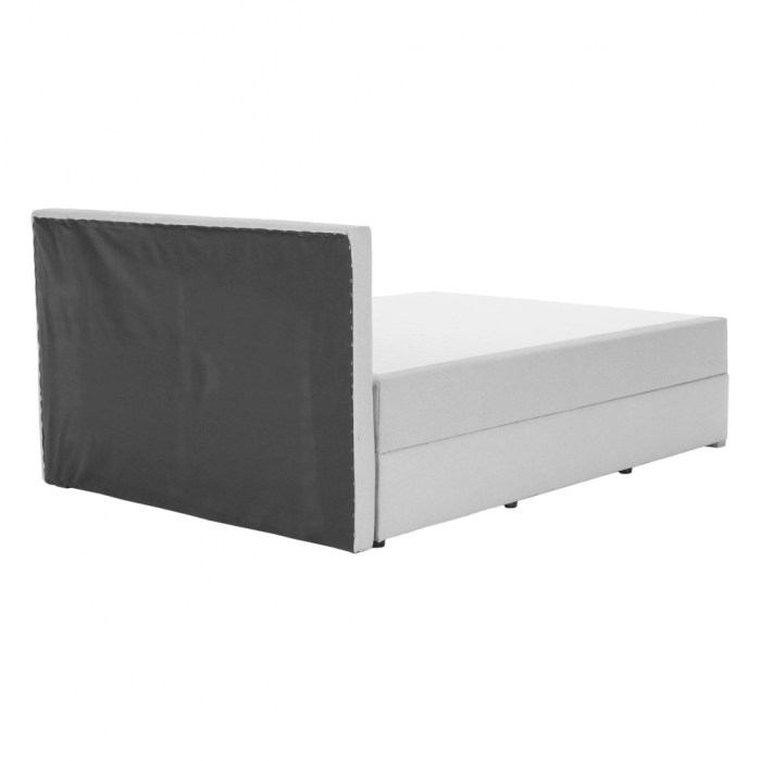 Pat tip BOXSPRING 140x200, gri deschis, FERATA KOMFORT [25]