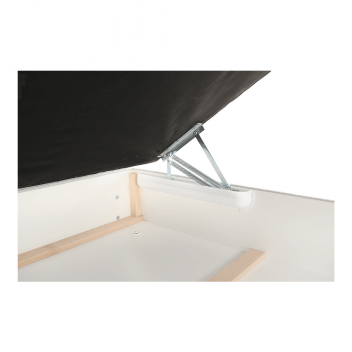 Pat tip BOXSPRING 140x200, gri deschis, FERATA KOMFORT [5]