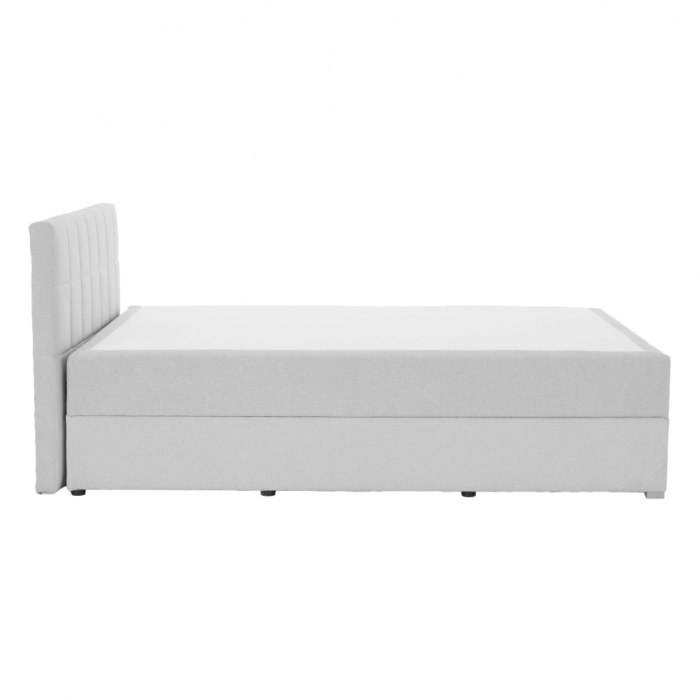 Pat tip BOXSPRING 140x200, gri deschis, FERATA KOMFORT [14]
