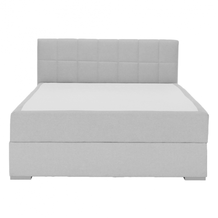 Pat tip BOXSPRING 140x200, gri deschis, FERATA KOMFORT [22]