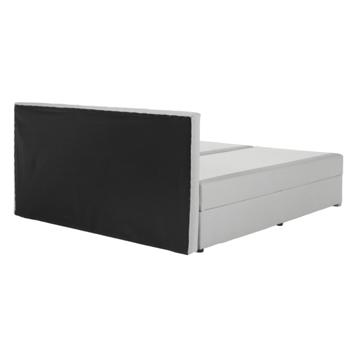 Pat tip BOXSPRING 160x200, gri deschis, FERATA KOMFORT [22]