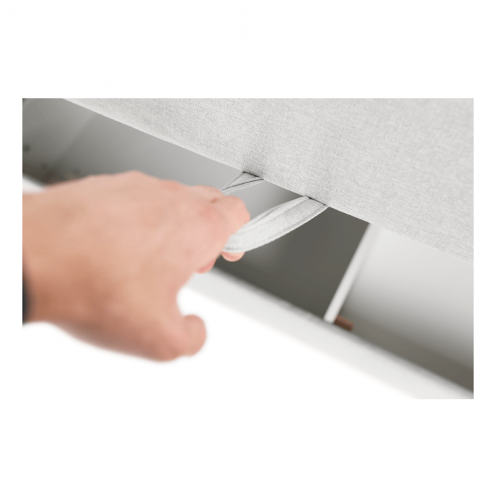 Pat tip BOXSPRING 180x200, gri deschis, FERATA KOMFORT [9]