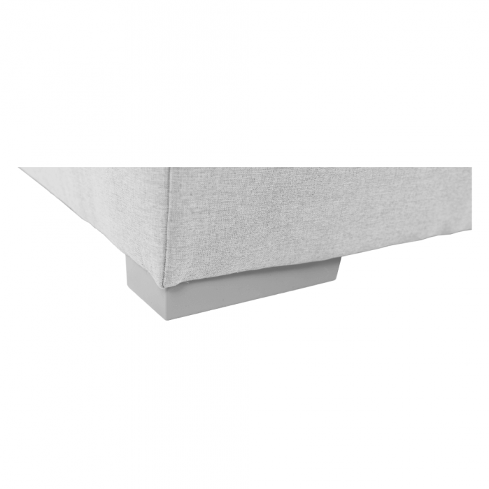 Pat tip BOXSPRING 180x200, gri deschis, FERATA KOMFORT [15]