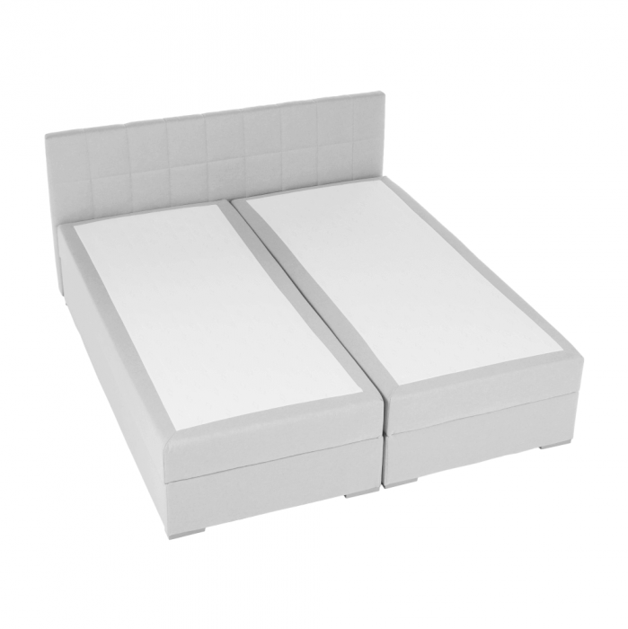 Pat tip BOXSPRING 180x200, gri deschis, FERATA KOMFORT [21]