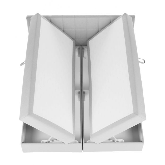 Pat tip BOXSPRING 180x200, gri deschis, FERATA KOMFORT [20]