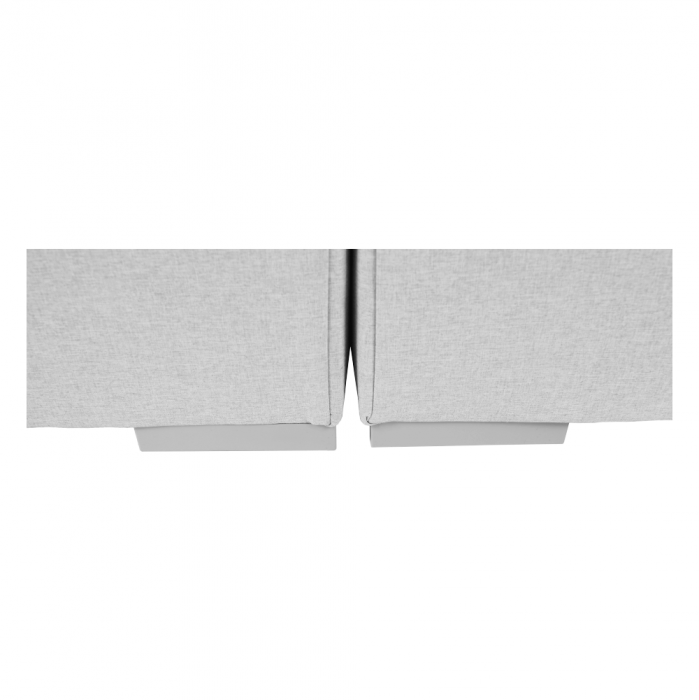 Pat tip BOXSPRING 180x200, gri deschis, FERATA KOMFORT [14]