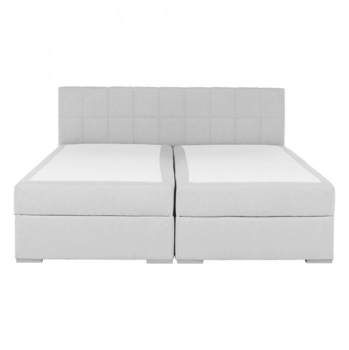 Pat tip BOXSPRING 180x200, gri deschis, FERATA KOMFORT [18]