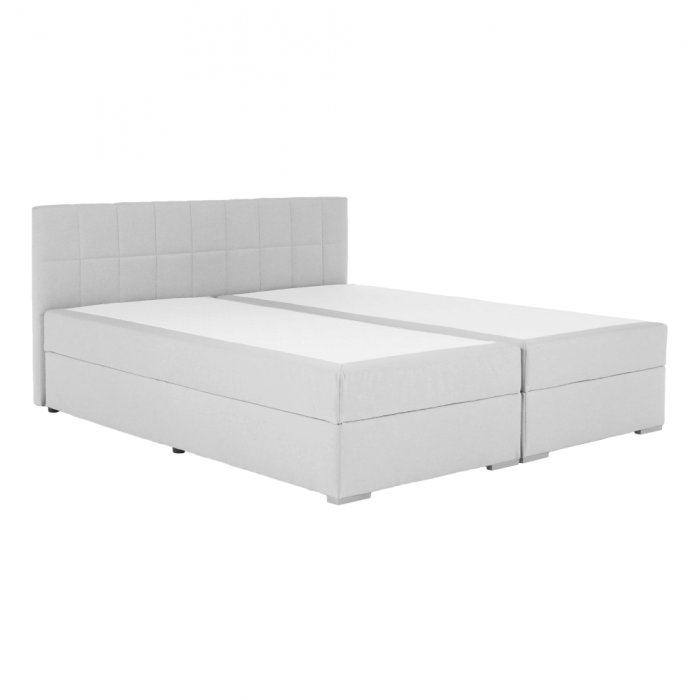 Pat tip BOXSPRING 180x200, gri deschis, FERATA KOMFORT [17]
