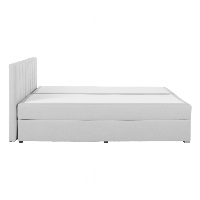 Pat tip BOXSPRING 180x200, gri deschis, FERATA KOMFORT [16]