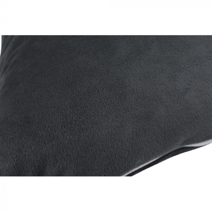 Pernă, material textil de catifea gri închis, 60x60, OLAJA TIPUL 8 [6]