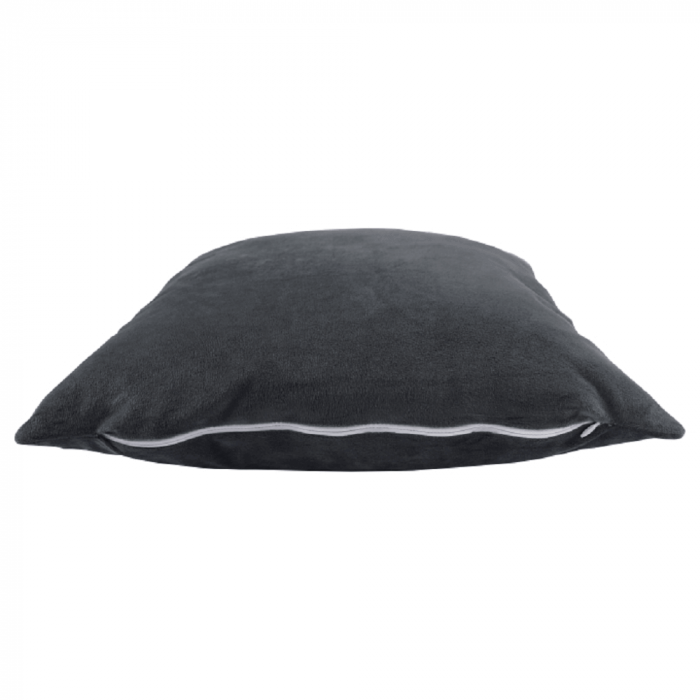Pernă, material textil de catifea gri închis, 60x60, OLAJA TIPUL 8 [3]
