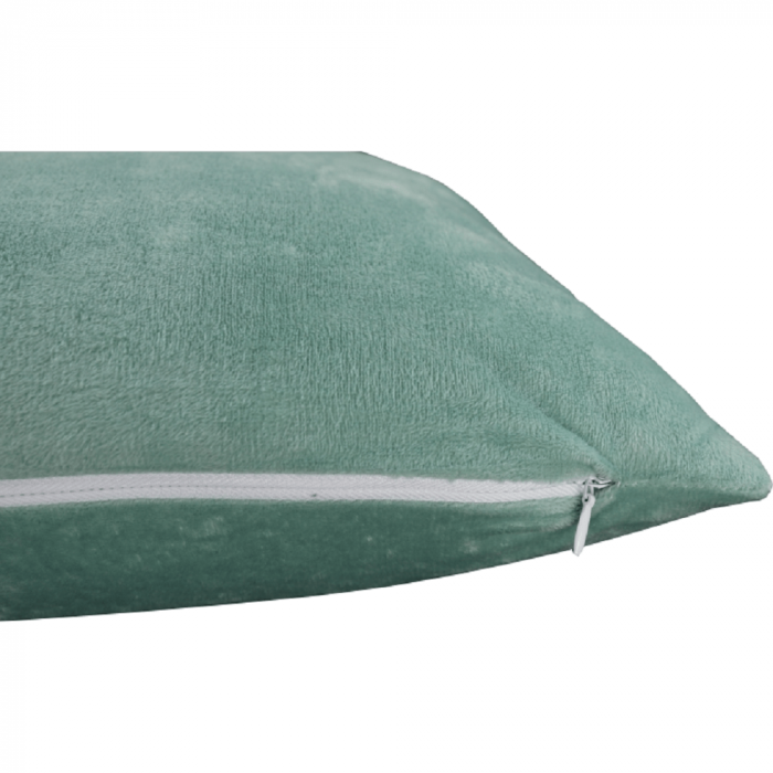 Pernă, material textil de catifea mentă, 60x60, OLAJA TIPUL 10 [6]