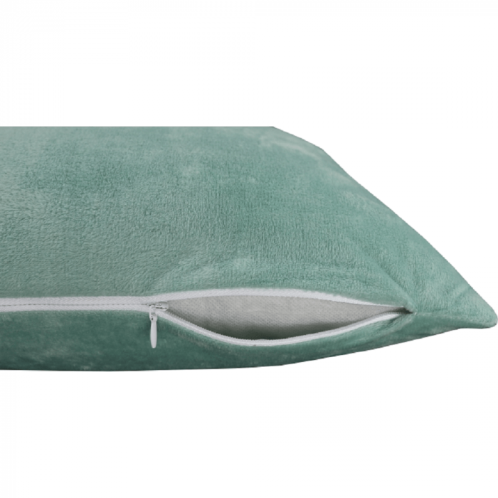 Pernă, material textil de catifea mentă, 60x60, OLAJA TIPUL 10 [4]