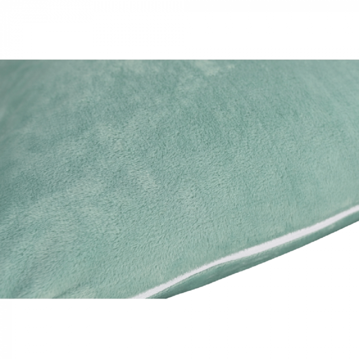 Pernă, material textil de catifea mentă, 60x60, OLAJA TIPUL 10 [3]